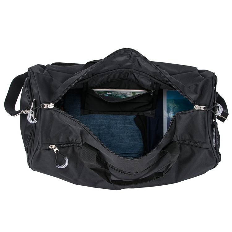 Hot Selling Travel Fitness Duffel Gym Sports Bag with Shoe Compartment (EP-SB072)