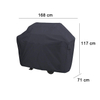 Hot Selling Waterproof Weather Resistant Outdoor Barbeque BBQ Gas Grill Cover (EP-SB156)