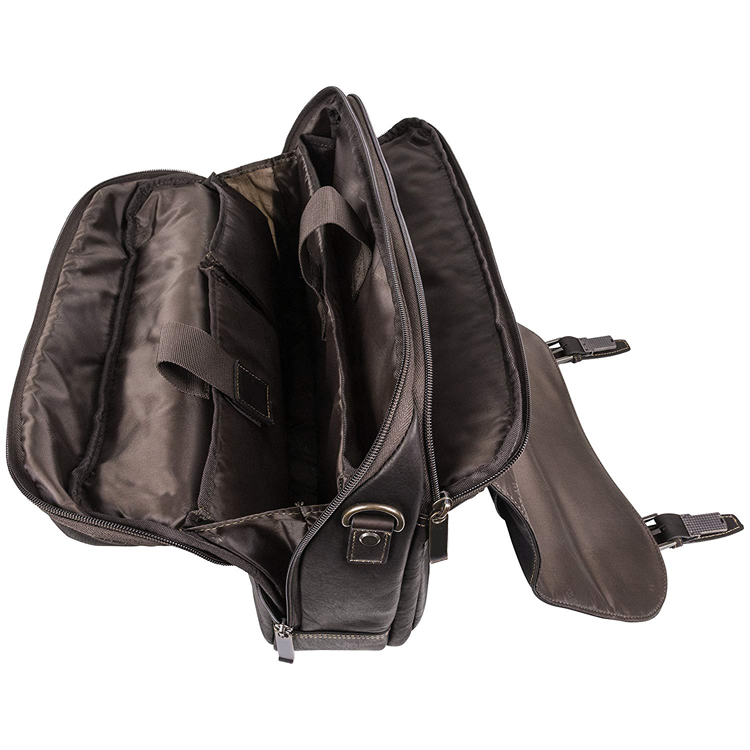 High Quality Working Briefcase Shoulder Leather Messenger Bag (EP-SB226)