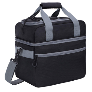 Double Compartment Lightweight Picnic Insulated Waterproof Thermal Cooler Bag Lunch (EP-CB280)