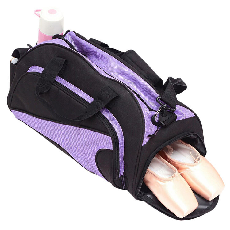 Woman Girl Ballet Travel Fitness Sports Gym Bag Duffel with Shoe Compartment (EPJ-SB029)