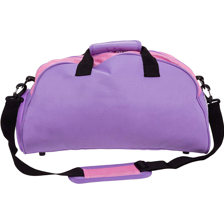Fashion Design Woman Girl Tote Travel Fitness Sports Duffle Gym Bag with Shoe Compartment (EPJ-SB028)