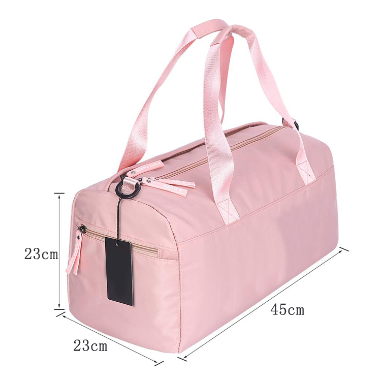 BSCI Factory Light Weight Big Capacity Sport Duffel Girl Women Gym Bag with Shoe Compartment (EPJ-SB016)