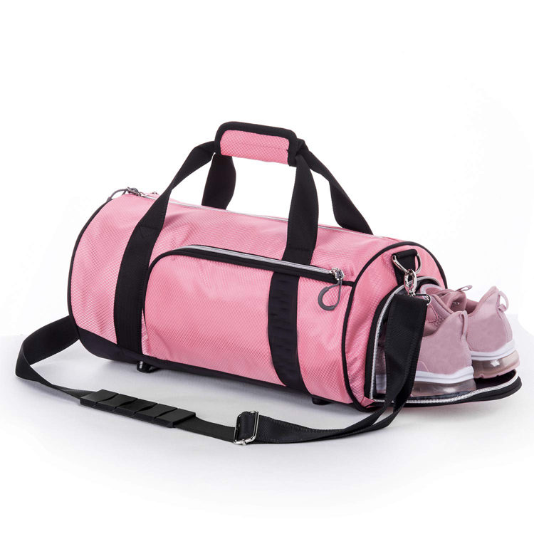 Multifunctional Waterproof Gym Yoga Sports Girl Duffle Bag with Shoes Compartment (EP-SB068) 