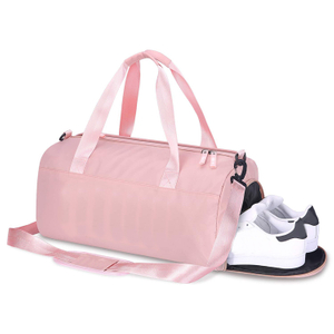 BSCI Factory Light Weight Big Capacity Sport Duffel Girl Women Gym Bag with Shoe Compartment (EPJ-SB016)