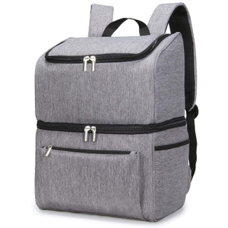 Lightweight BBQ Picnic Insulated Waterproof Thermal Double Decker Lunch Bag Cooler Bag Backpack (EP-SB278)