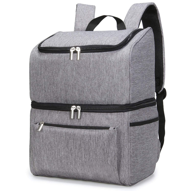 Lightweight BBQ Picnic Insulated Waterproof Thermal Double Decker Lunch Bag Cooler Bag Backpack (EP-SB278)