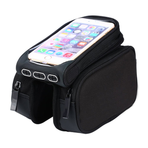 BSCI Factory Bicycle Front Shelf Cycling Bike Front Saddle Bicycle Bag Phone (EPJ-SB069)