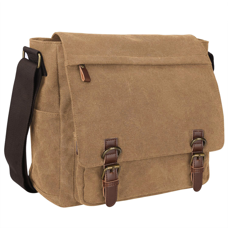 High Quality Outdoor Travel Briefcase Shoulder Canvas Bag Messenger (EPJ-SB041)