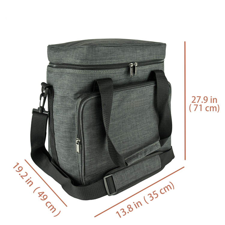 Hot New Fashion Custom Tote Cooling Waterproof Thermal Insulated Wine Bottle Cooler Bag (EPJ-SB133)