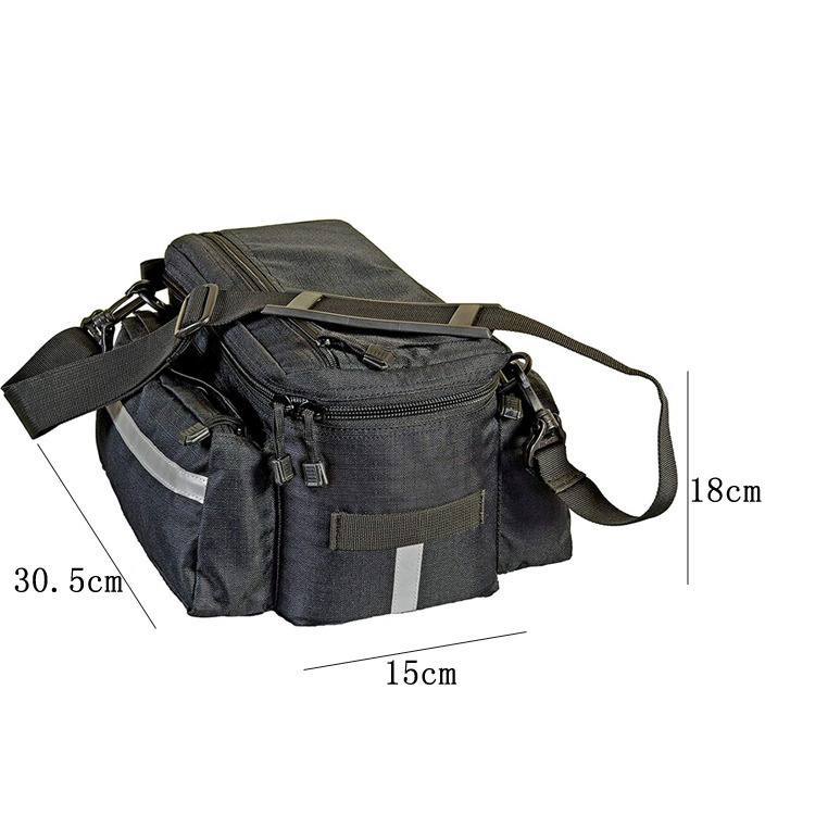 2019 Amazon Bike Rack Pannier Trunk Basket Back Seat Shelf Pouch Cycling Bicycle Bag Rear (EPJ-SB049)