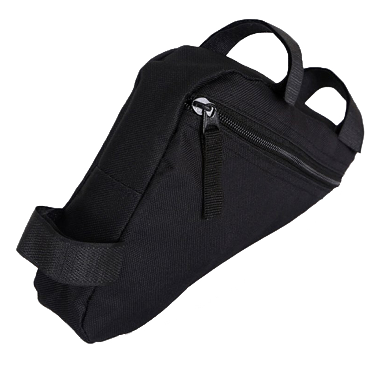 Cheap Custom Logo Cycling Back Rear Travel Bag Bike Triangle Bicycle Strap-On Saddle Bag (EPJ-SB075)