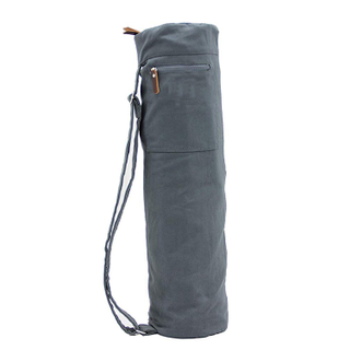 China Supplier Factory Custom Logo Design Fitness Gym Canvas Yoga Mat Bag with Pocket (EPJ-SB117)