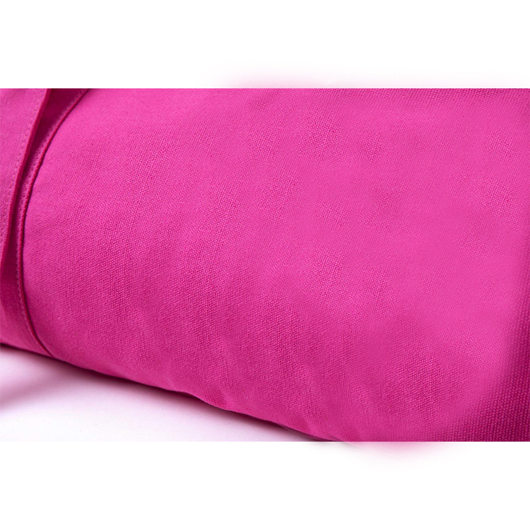 Girl Women Custom Logo Design Fitness Gym Yoga Mat Canvas Bag with Pocket (EPJ-SB115)