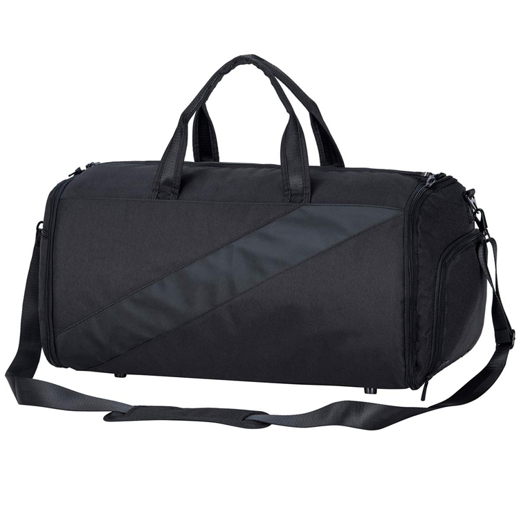 Quanzhou Factory Woman Girl Travel Fitness Duffel Sports Holdall Bag with Shoe Compartment (EPJ-SB031)