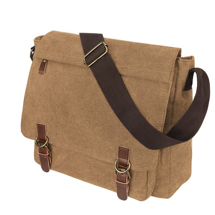 High Quality Outdoor Travel Briefcase Shoulder Canvas Bag Messenger (EPJ-SB041)