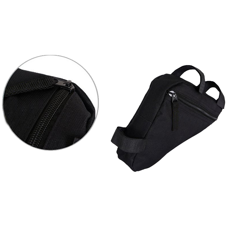Cheap Custom Logo Cycling Back Rear Travel Bag Bike Triangle Bicycle Strap-On Saddle Bag (EPJ-SB075)