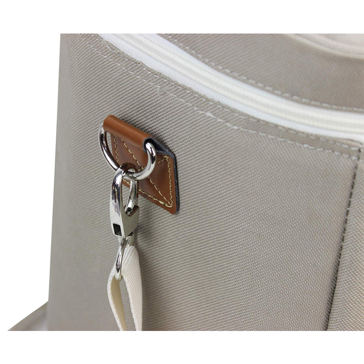 Top Quality Waterproof Thermal Insulated Beer Bottle Wine Cooler Bag with Glasses (EPJ-SB125)