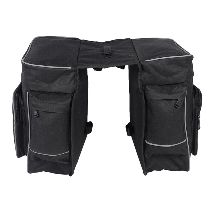 Cheap Custom Logo Bike Pannier Trunk Basket Back Seat Shelf Pouch Cycling Bicycle Rack Bag (EPJ-SB080)