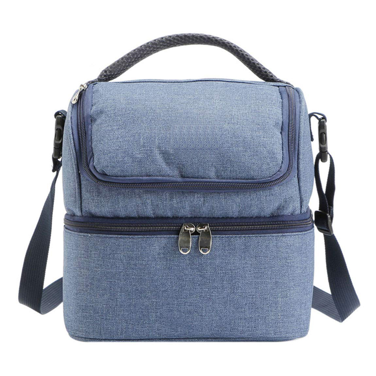 Low Price Tote Cooling Waterproof Thermal Insulated Double Layer Cooler Bag (EPJ-SB130)