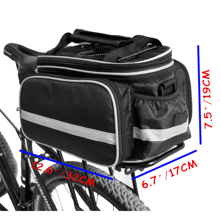 Quanzhou Factory Bike Rack Pannier Trunk Basket Back Seat Shelf Pouch Cycling Bicycle Bag Bike (EPJ-SB052)