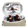 Top Quality Waterproof Thermal Insulated Beer Bottle Wine Cooler Bag with Glasses (EPJ-SB125)
