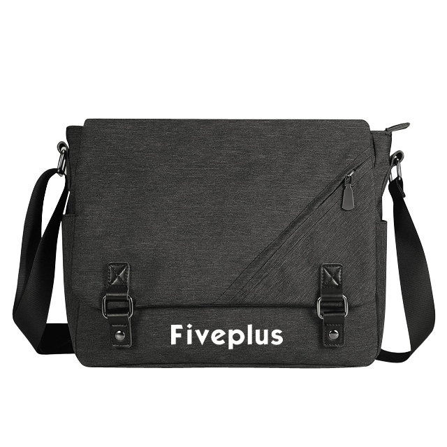Water Resistant Messenger Bag Briefcase Fits 14 Laptop 01