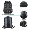 Casual Daypack Water-Repellent Backpack Fits 17" Macbook With USB Charging Port (FP-190112)