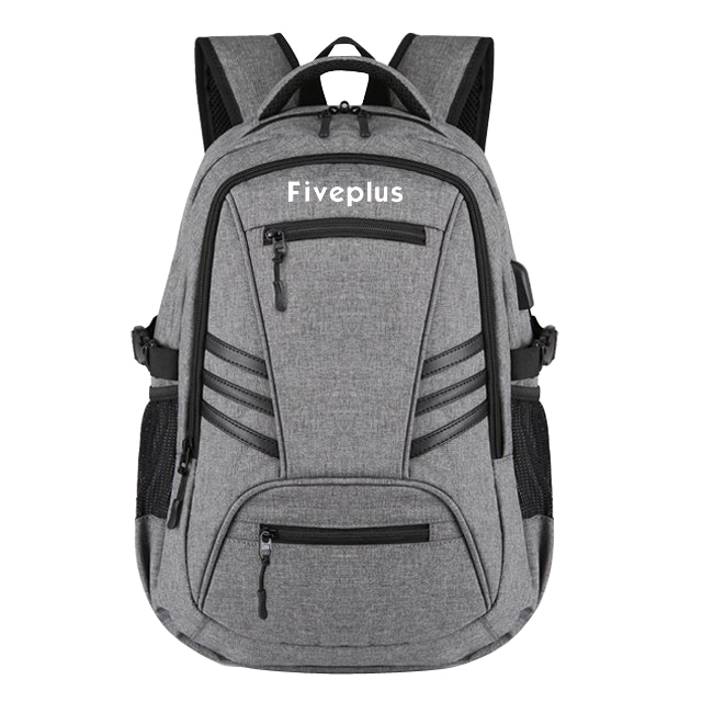 Anti-Theft Slim Business Computer Backpack Fits 15.6 Macbook With USB Charging Port 01
