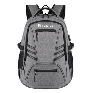 Anti-Theft Slim Business Computer Backpack Fits 15.6" Macbook With USB Charging Port (FP-190111)